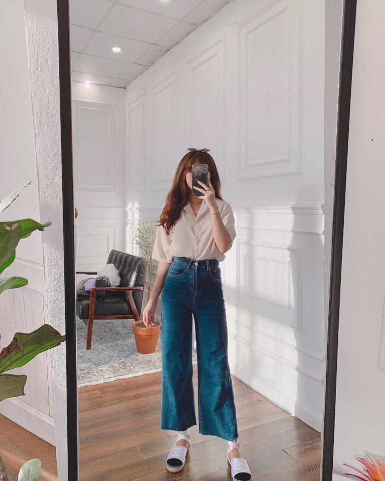 giày phối quần jean