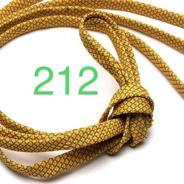 dây giày phản quang màu vàng nghệ 