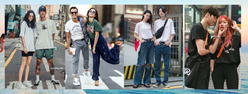 Phối đồ đôi nam nữ đi chơi cuối tuần