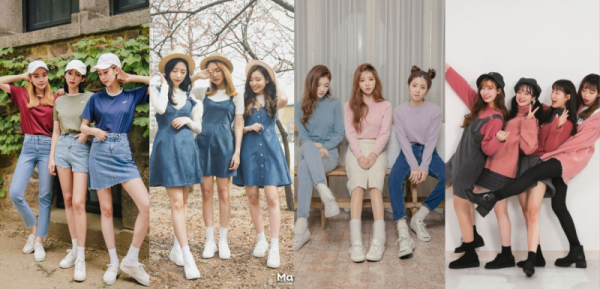 phối màu đơn giản nhẹ nhàng