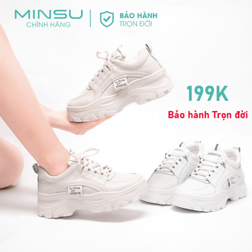 Giày Thể Thao độn đế nữ