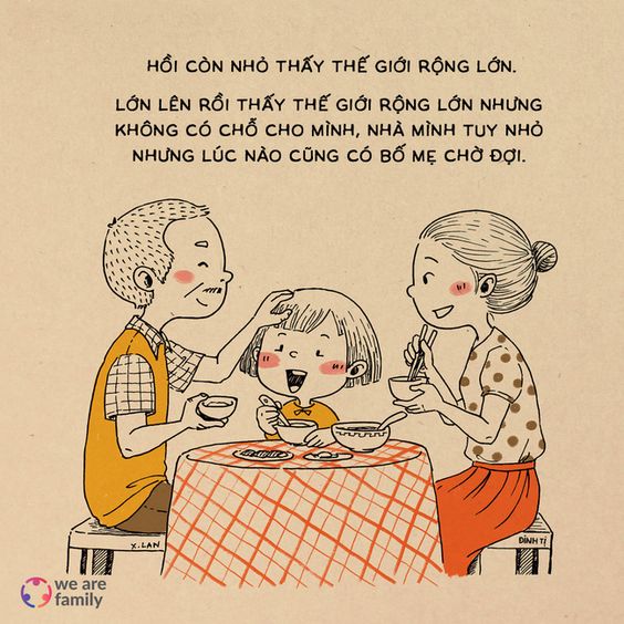 Bữa cơm gia đình đoàn viên