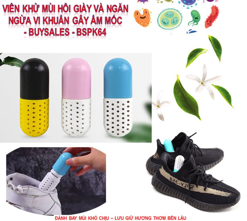 Viên khử mùi hôi giày hiệu quả 