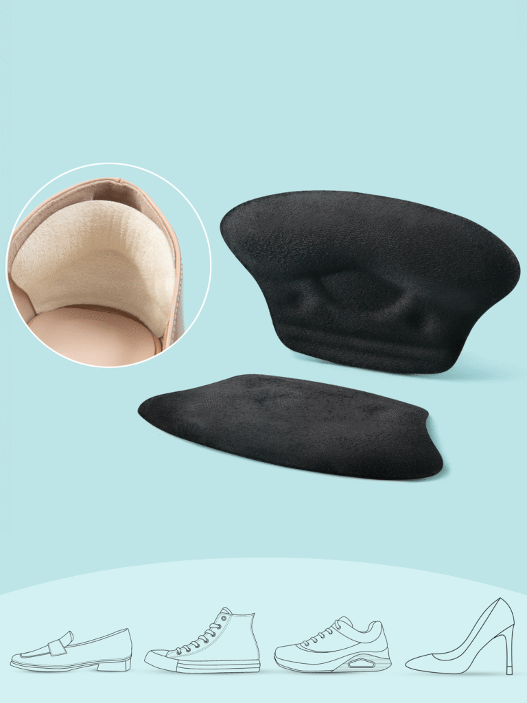 miếng lót gót giày màu đen 