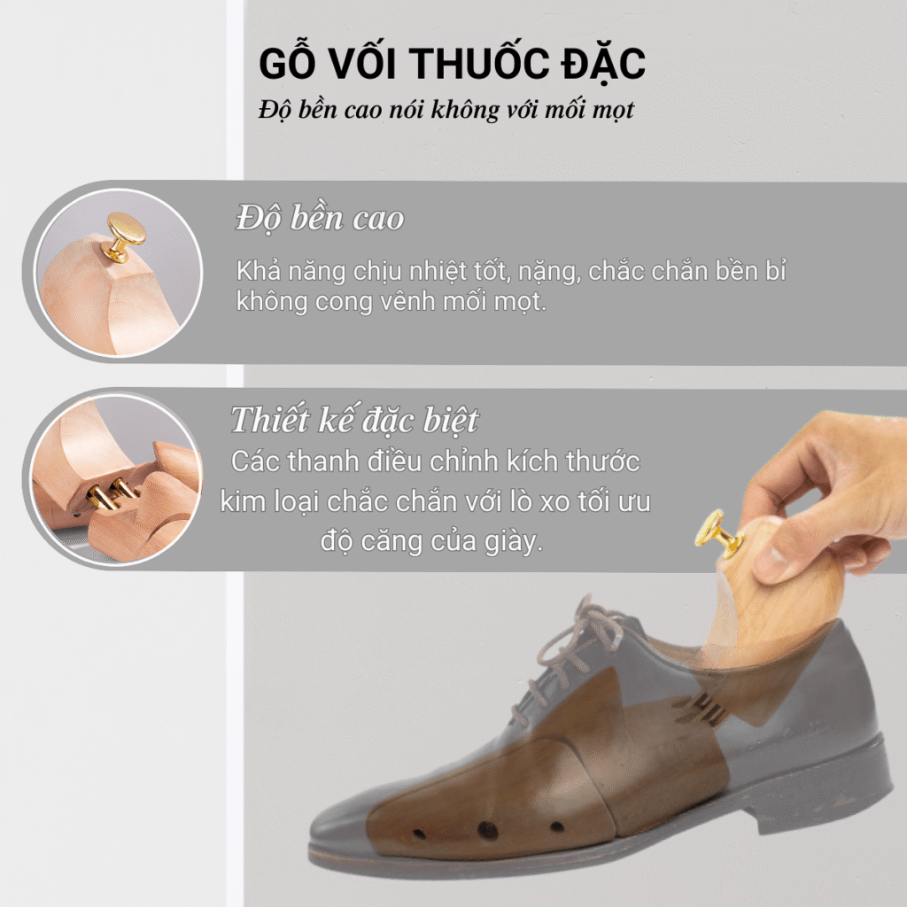 form giữ giày dành cho giày tây.