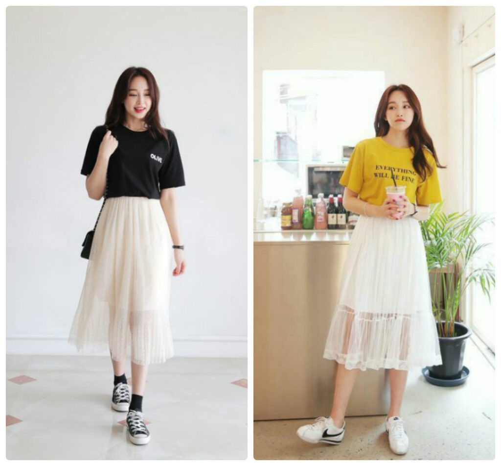 cách chọn giày thể thao phù hợp với dáng người. Hãy kết hợp cho mình những chiếc chân váy thật là xinh xắn và thoải mái nhé.