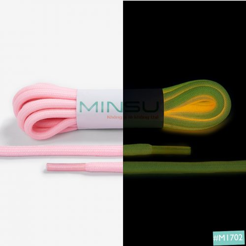 Dây Giày Tròn Phát Sáng Dạ Quang Cao Cấp MINSU