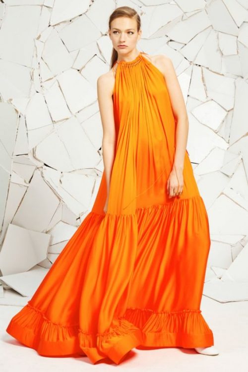 đầm voan pastel sang trọng