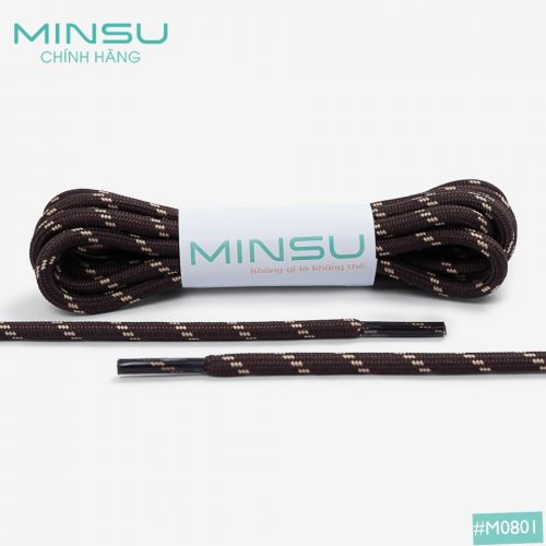 Dây Giày Tròn Rằn Ri 3 Sọc MINSU