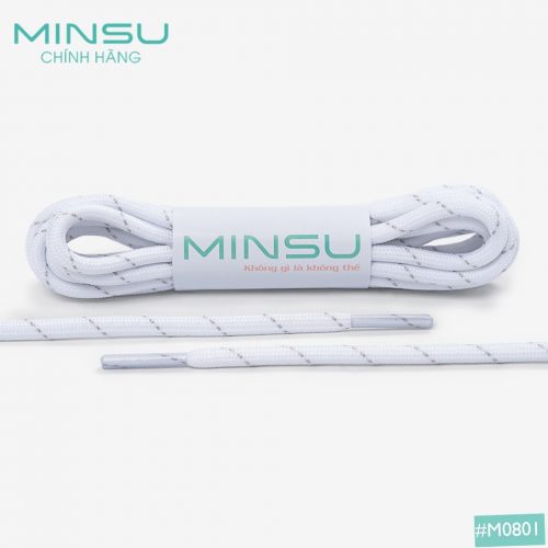 Dây Giày Tròn Rằn Ri 3 Sọc MINSU