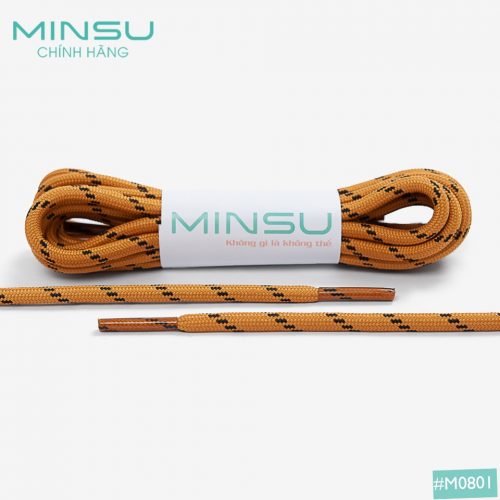 Dây Giày Tròn Rằn Ri 3 Sọc MINSU