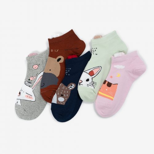 ất nữ cổ ngắn in/thêu họa tiết nhỏ