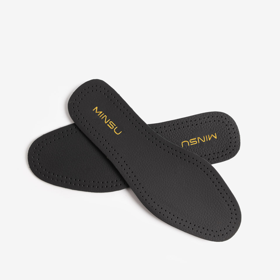 Lót Giày Da Bò Thật 100% MINSU M4028 Nam Nữ Thoáng Khí, Khử Mùi, Êm Ái - Ảnh 3
