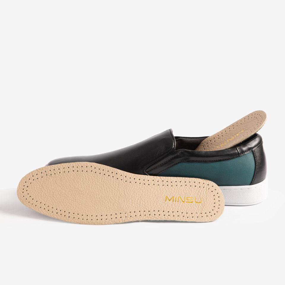 Lót Giày Da Bò Thật 100% MINSU M4028 Nam Nữ Thoáng Khí, Khử Mùi, Êm Ái - Ảnh 5