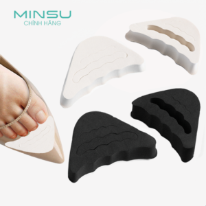 Miếng Lót Mũi Giày Cao Su EVA Siêu Nhẹ MINSU M5505 Đệm Ệm, Thoái Mái Chống Đau Ngón Chân, Giảm bị Rộng Cho Nữ
