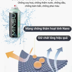 Alternative view of Chai Xịt Giày Nano Chống Thấm Nước MINSU PROTEC M6823 Bảo Vệ Giày
