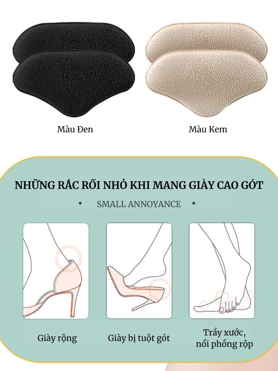 Miếng Lót Đệm Gót Giày Cao Cấp MINSU M5546 - Ảnh 5
