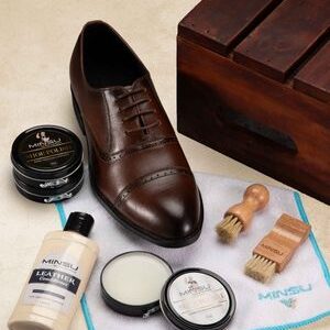 xi đánh giày da và bộ sản phẩm chăm sóc, bảo vệ đồ da của MINSU