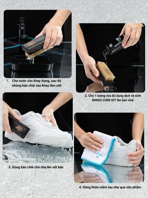 Bộ Kit Vệ Sinh Giày Chuyên Dụng MINSU Perfect M6955 Bảo Vệ,Tiện Lợi Cho Mọi Loại Giày, Mang Đi Du Lịch - Ảnh 5