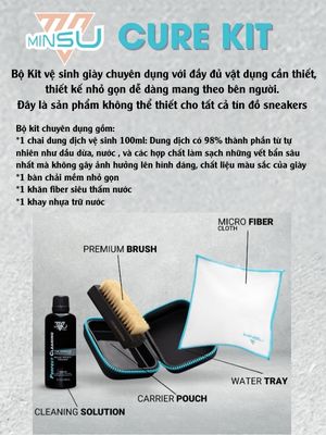 Bộ Kit Vệ Sinh Giày Chuyên Dụng MINSU Perfect M6955 Bảo Vệ,Tiện Lợi Cho Mọi Loại Giày, Mang Đi Du Lịch - Ảnh 8
