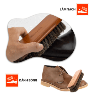 Alternative view of Bàn Chải Đánh Giày Lông Ngựa Horsehair Cao Cấp MINSU M2425 Chuyên Dùng Vệ Sinh Giày Sneaker, Giày Da - Loại Lớn