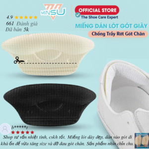 Miếng Lót Gót Giày MINSU Bảo Vệ gót Chân M5511